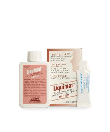 Liquimat Medium Acne Fighting Makeup 1.5oz 1.5 Ounce (Pack of 1)