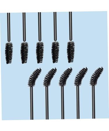 FRCOLOR 150 Pcs Elbow Mascara Brush Lash Lengthening Mascara Black Lash Makeup Practicing 9.7x0.6cmx3pcs Blackx3pcs - Buy Online on GoSupps.com