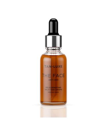 TAN-LUXE The Face Anti-Age - Rejuvenating Self-Tan Drops 30ml - Cruelty  Toxin Free MediumDark