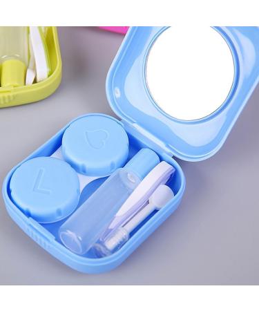 Buy Bzkser 4-Piece Contact Lenses Container Set - Travel-Ready Storage Box with Tweezers Suction Cups & Mirrors for Home & On-the-Go - Buy Online on GoSupps.com