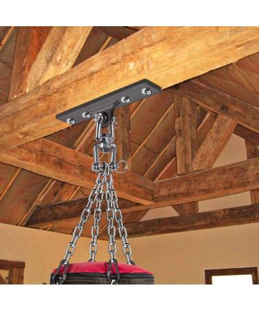 Dolibest Heavy Bag Hanger Wall Ceiling Mount Hook - 360 Rotation, 600 LB Capacity - Ideal for Strength Training, Aerial Yoga, Hammock, Resistance Band Sets - Buy Online on GoSupps.com