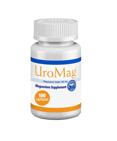 Uro-Mag Magnesium Supplement Magnesium Oxide Dietary Mineral Supplement 100 Count