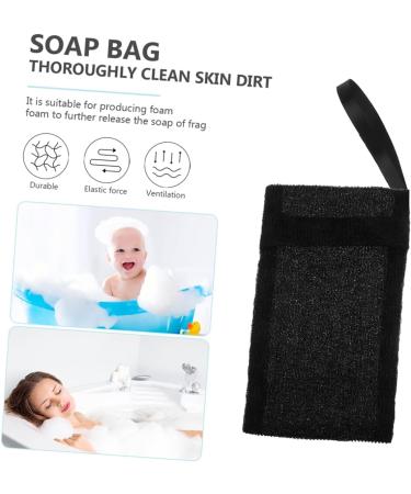 Didiseaon 8 Pcs Soap Foaming Pouch Soap Pouch Soap Net Black Nylon Fiber - Buy Online on GoSupps.com