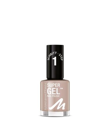 Manhattan Super Gel Nail Polish 175 - UV-Free Gel Manicure in Taupe 14 Days Hold - 12ml - Buy Online on GoSupps.com