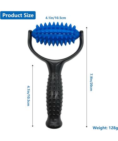 XCSJ Massage Roller with Balls & Handle - Ultimate Self-Massage Device for Relaxing Back Shoulders Arms & Legs (Black) | International Shipping Available - Buy Online on GoSupps.com