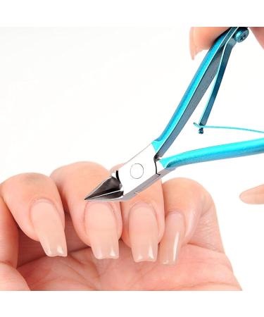 Grishay Easyclip Nail Clippers Cuticle Nippers Cuticle Cutter and Remover with Cuticle Trimmer Stainless Steel Cuticle Remover Tool for Thick Nails(1 Pcs a) - Buy Online on GoSupps.com