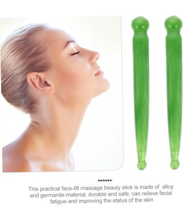 Lurrose Multi-Functional Jade Massage Bar & Reflex Zone Tool - Face and Body Care | International Shipping Available - Buy Online on GoSupps.com