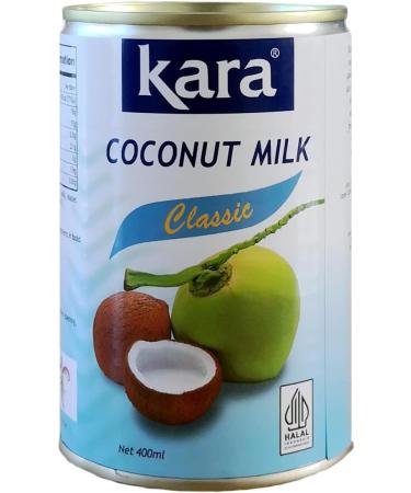 Kara Classic Coconut Milk in Tin 400ml (Pack of 4) - Rich & Creamy - Vegan-Friendly - Dairy-Free - Buy Online on GoSupps.com