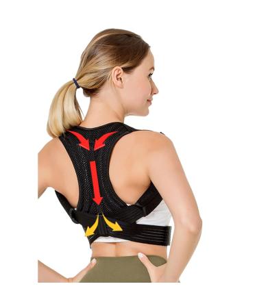 Posture Corrector For Women And Men Back Brace Straightener Shoulder Upright Support Trainer For Correction Neck Hump Neck Pain Relief Corrector (Size : XL) - Buy Online on GoSupps.com