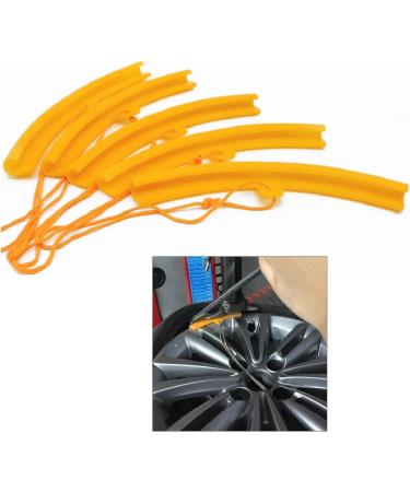SAKEIOU Upgraded Tyre Changer Guard Wheel Rim Edge Protector Tyre Rim Protector Tyre Change Tool for Car Motorcycle Bicycles Yellow - Buy Online on GoSupps.com