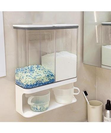 Rxuaw Laundry Scent Boosters Beads Dispenser with Cups Laundry Powder Container for Scent Booster Stain Remover Powder - Buy Online on GoSupps.com
