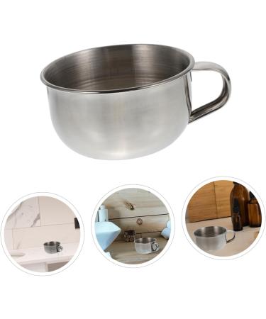 Minkissy 5-Pack Shaving Soap Peel Bowl Set | Premium Shaving Foam Cups & Wooden Mug | Travel-Friendly Stainless Steel Razor Tool - Buy Online on GoSupps.com