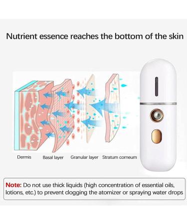 Kqcibz Portable Steamer Mini USB Humidifier Nano Sprayer Handy Face Steamer Mist Machine - Buy Online on GoSupps.com