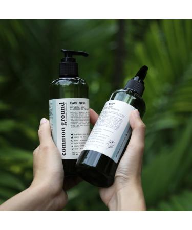 COMMON GROUND Natural Face Cleanser Wash Paraben & Cruelty Free Normal Oily Dry Sensitive Vegan Plant-Based pH 5.5 Avocado Oil Men Women 8.4 Fl Oz 8.4 Fl Oz (Pack of 1) - Buy Online on GoSupps.com
