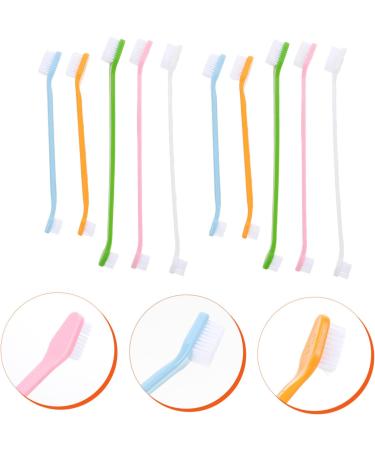 FOMIYES 30 pcs Clean Cat Puppy Tooth Portable Nylon Dual-head Handheld Teeth Cleaning for Supplies Brush 1 count (Pack of 1) Assorted Colorx3pcs - Buy Online on GoSupps.com