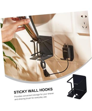 Childweet Razor Holder Wall Stand - Self-Adhesive Hook for Electric Shavers & Clothes Rack - Durable Metal Steel Bracket - Buy Online on GoSupps.com