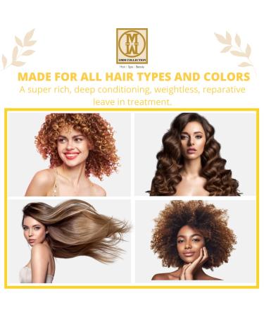 OMM Collection Natural Hair Thickening Mask - Prevent Hair Loss & Thinning, Hydrating Treatment for Dry, Damaged Hair - Boost Growth, Stimulate Follicles - Vegan - All Hair Types - Buy Online on GoSupps.com