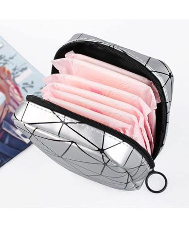 KNISUM 3 Piece Sanitary Napkin Storage Bag Set for Women - Portable Menstrual Cup Pouch & Pad Bags in Green, Blue, White - Ideal for Feminine Hygiene - Buy Online on GoSupps.com