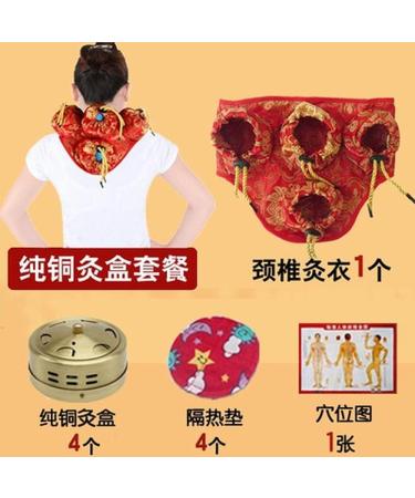 Four Kong Chun Copper Moxibustion Box Moxibustion Gynecological Palace Cold Household Moxibustion Apparatus Body Massager - Buy Online on GoSupps.com