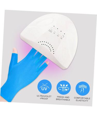 MERRYHAPY 1 Pair Nail Gloves UV Shield Gloves Manicure Gloves Fingerless Gloves Manicure Tools Gloves Fingerless Mitts Sunscreen Gloves Nail Art Tools Anti-uv Gloves 20X8X0.4CM - Buy Online on GoSupps.com