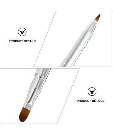 Ipetboom Dual-ended Portable Lip Brush for Lipstick with Cap Travel Lip Brush Applicators Flat for Lipstick Gloss Creams for Women Girls As Christmas Gift and Halloween Makeup Tools. - Buy Online on GoSupps.com