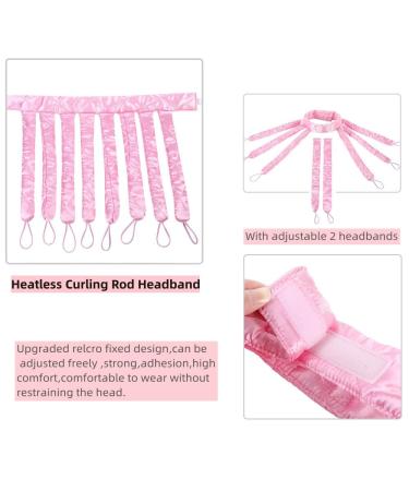 Adjustable Heatless Hair Curler Rod Headband for Long Hair - Overnight Curling Roller for Women and Girls - No Heat Curls with Removable Straps - Buy Online on GoSupps.com