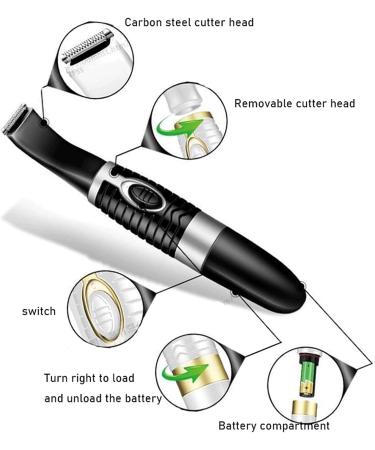 TEMKIN 2-in-1 Nose Hair Trimmer & Beard Trimmer for Men | Ear & Eyebrow Grooming Tool | International Shipping Available - Buy Online on GoSupps.com