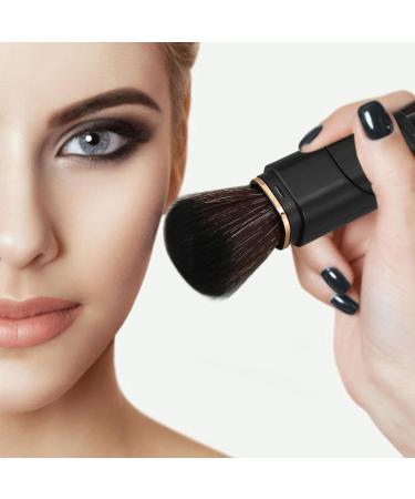 Zetiling Retractable Dual Ended Makeup Brush | Rotating Handle & Dense Bristles for Powder & Foundation - Shop Internationally - Buy Online on GoSupps.com