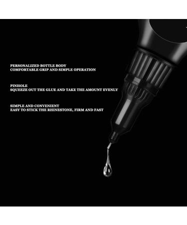 3 Pcs Nail Rhinestone Super Adhesive Glue for Jewelry, UV Gel, and Resin - Nail Art Accessory for Gem Decoration - Buy Online on GoSupps.com