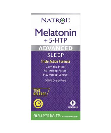 Natrol Melatonin Advance +5 HTP - 60 Tablets