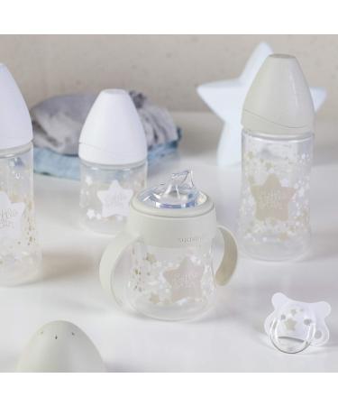 Suavinex My Essentials White Star Baby Kit with 1 Dummy -2/4 m + 2 Bottles 270 ml + 1 Bottle 150 ml + 1 Drinking Cup 150 ml - Buy Online on GoSupps.com