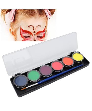 Washable Facial Painting Kit - 6 Safe Water-Based Colors for Kids & Adults | Perfect for Face & Body Art - Buy Online on GoSupps.com