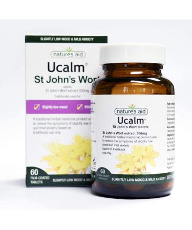 (4 PACK) - Natures Aid - Ucalm St Johns Wort | 60's | 4 PACK BUNDLE - Buy Online on GoSupps.com