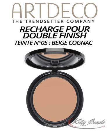 ARTDECO Double Finish Refill - Covering Powder Cream Foundation Face Make-up Refill - 1 x 9 g 5 - Beige Cognac - Buy Online on GoSupps.com