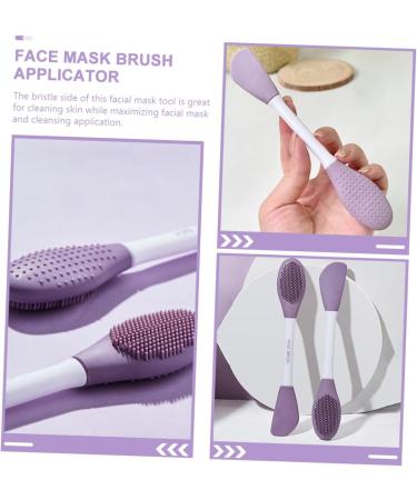FRCOLOR Scrub Scrubber Dual Sided Applicator Tool Applier Wash Brush Silicone Brush Applicator Silicone Exfoliator Mud Film Washbasin Facial Cleaner - Buy Online on GoSupps.com