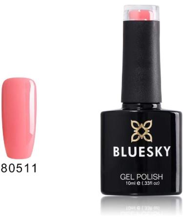 BLUESKY Gel Polish Pink Set Pink Nude Neon Glitter Shimmer (Requires Curing Under Uv/Led Lamp) 10 ml - Buy Online on GoSupps.com