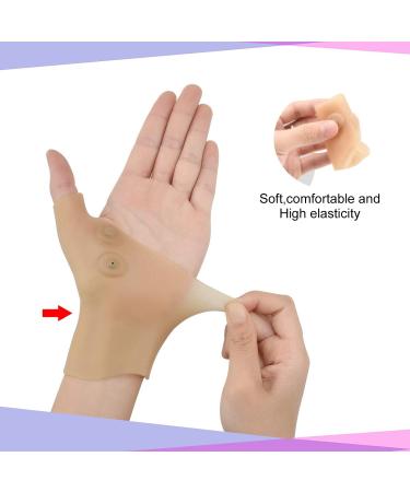 Oxiioltw Gel Thumb Wrist Support | Waterproof Splint with Magnetic Therapy | Carpal Tunnel Pain Relief for Women & Men (2 PCS) - Buy Online on GoSupps.com