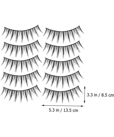 Beaupretty 40 Pairs Fake Eyelashes Fake Lashes Adhesives False Eyelashes Natural Eyelashes Lash Extension Natural False Lashes for Women Soft Light Eye Lashes Short False Fiber Set Fluffy - Buy Online on GoSupps.com