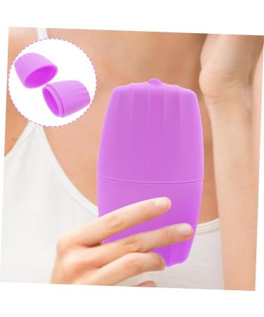 Angoily Ice Rollers Globes for Face Ice Roller for Face and Eye Face Roller Skin Care Ice Roller Puffiness Eye Roller Ice Roller for Eyes Tool Shrink Pores Silica Gel Purple - Buy Online on GoSupps.com