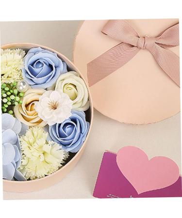 FOMIYES 2 Pcs Rose Flower Petals Natural Preserved Rose Soap Plant Essential Oil Rose Soap Valentines Day Gifts Rose Essential Oil Soap Stocking Stuffer Gifts Natural Soap Flower Box Round - Buy Online on GoSupps.com
