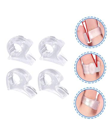 Lurrose Silicone Bunion Cushion Spacer - 4 Pairs Men's Gel Foot Care Tool for Women - Bunion Sleeve Separator - Buy Online on GoSupps.com