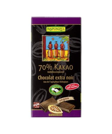 Rapunzel Naturkost Rapunzel - Dark Chocolate 70% Cocoa Rapadura HIH - 80g - Pack of 12