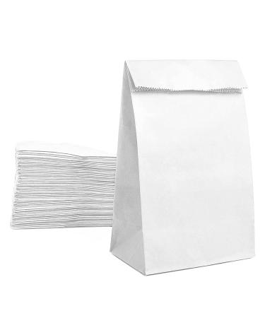 Perfect Stix Kraft White Paper Bags 4lb - Pack of 500 Count | Eco-Friendly 4lb Paper Bags - Buy Online on GoSupps.com