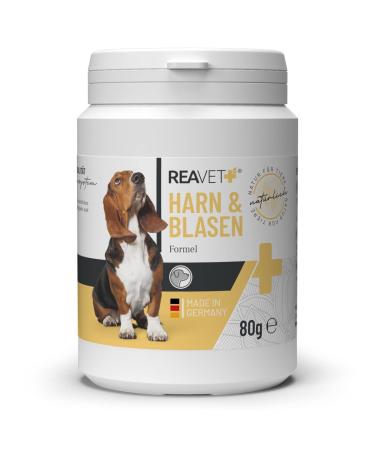 Reavet bladder formula for dogs 80g - supports bladder function for bladder weakness inconsistentz urine loss & loss of urine immune system & metabolism - Buy Online on GoSupps.com