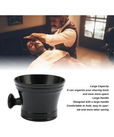 AMONIDA Shaving Soap Bowl - Comfortable Handle & Flexible Plastic | Ideal for Hair Salons | International Shipping Available - Buy Online on GoSupps.com