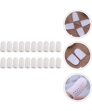 HAILIA 10 Pairs Gel Toe Cap and Big Toe Guards - Toe Tubes Sleeves for Corns, Blisters, Calluses - Finger Cots Protector - Buy Online on GoSupps.com
