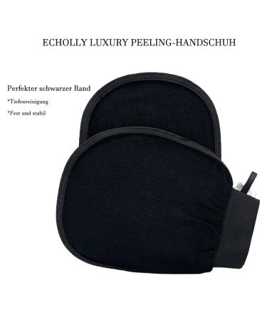 Echolly Deep Peeling Hammam Glove - Hot Pink Exfoliating Skin Cleaner for Men & Women | Dead Skin Remover for Face & Body - Buy Online on GoSupps.com