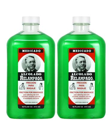 Medicado Alcolado Relampago 16oz (Pack of 2)