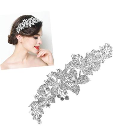 DOITOOL Bride Headpieces for Wedding Pearl Hair Barrettes Prom Hair Comb Crystal Hair Comb Hair Accessories for Prom Crystal Headpiece Bridal Rhinestone Barrettes Props Manual - Buy Online on GoSupps.com