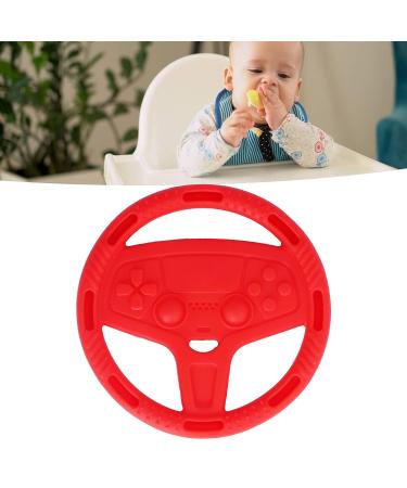Sensory Chew Toy for Babies - Rudder Teething Silicone Toy for Boys and Girls - Easy to Hold and Clean - Red - Buy Online on GoSupps.com